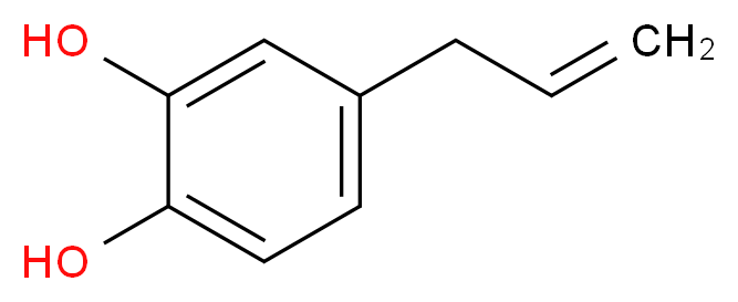 4-allylbenzene-1,2-diol_分子结构_CAS_)