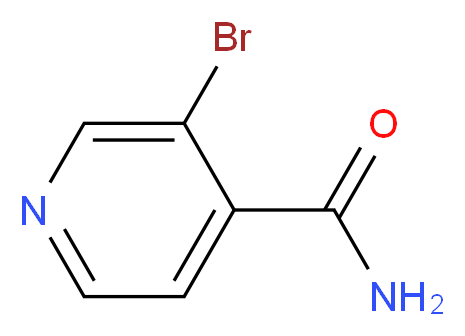 3-Bromoisonicotinamide_分子结构_CAS_13958-99-1)