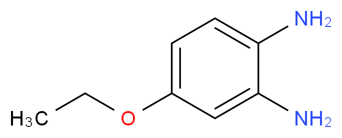 4-ethoxybenzene-1,2-diamine_分子结构_CAS_1197-37-1