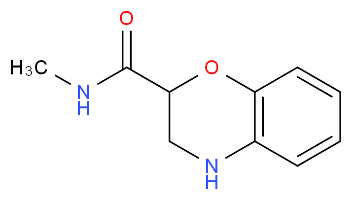 N-methyl-3,4-dihydro-2H-1,4-benzoxazine-2-carboxamide_分子结构_CAS_91842-95-4)