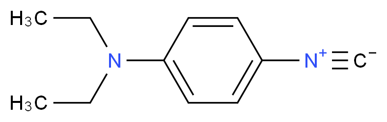 N,N-diethyl-4-isocyanoaniline_分子结构_CAS_42549-09-7