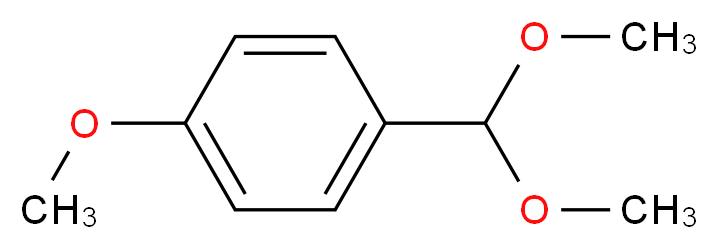 1-(dimethoxymethyl)-4-methoxybenzene_分子结构_CAS_2186-92-7