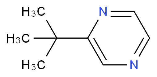 2-叔-丁基吡嗪_分子结构_CAS_32741-11-0)