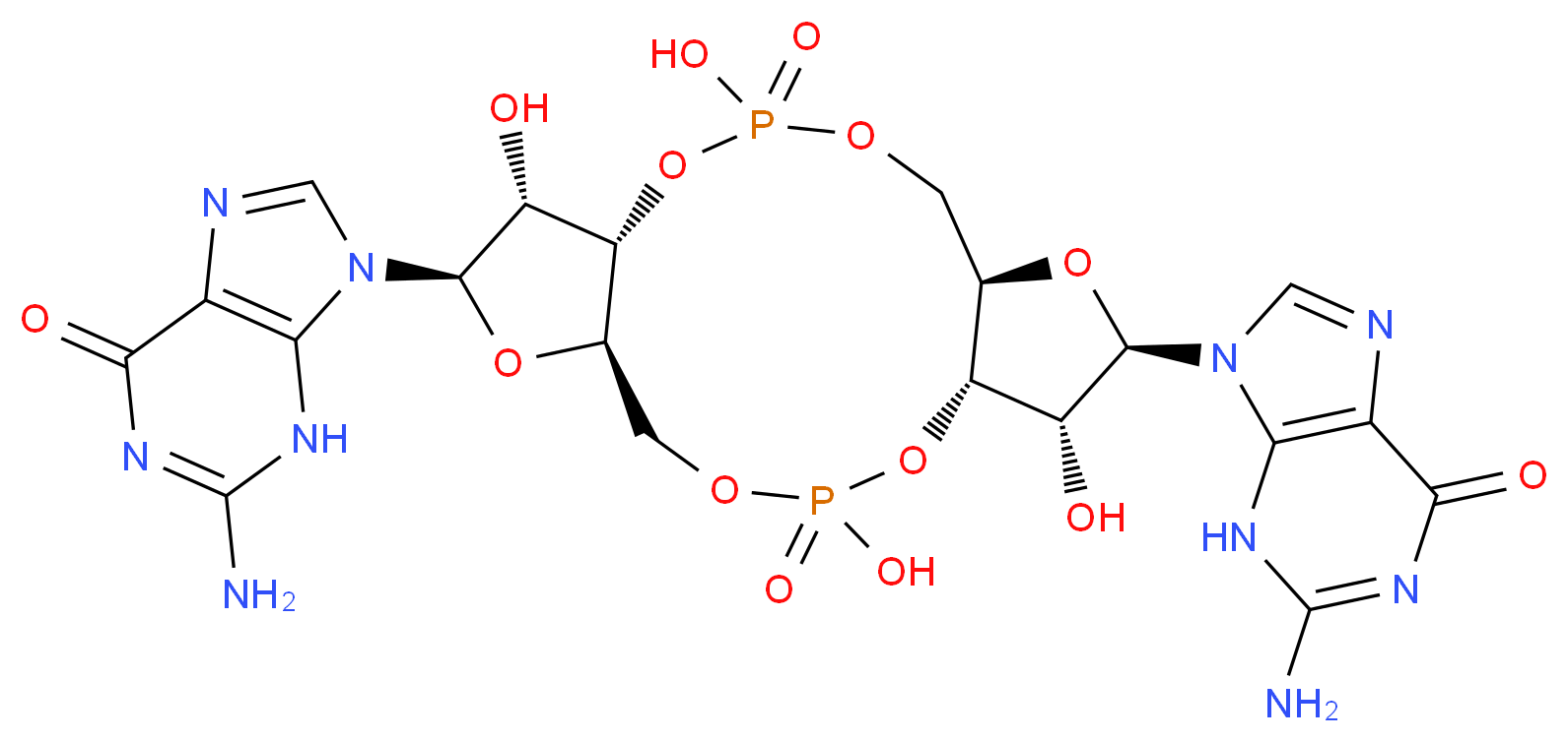 Cyclic di-GMP_分子结构_CAS_61093-23-0)