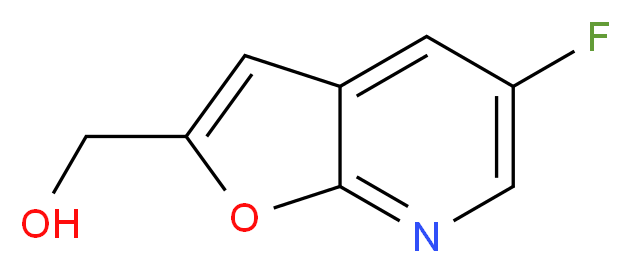 (5-Fluorofuro[2,3-b]pyridin-2-yl)methanol_分子结构_CAS_1186310-91-7)