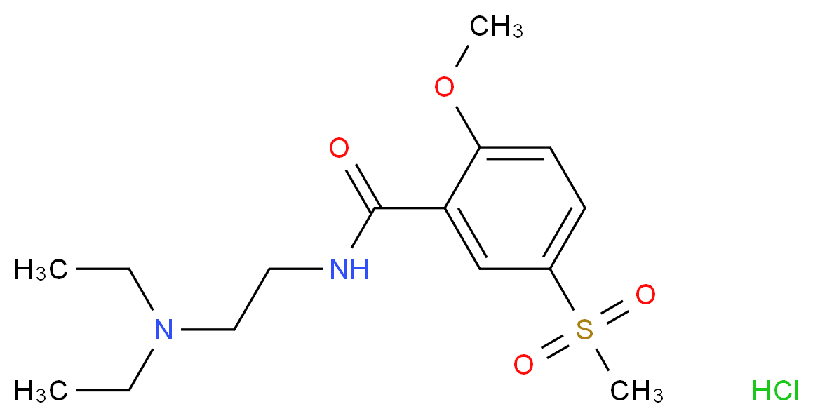 Tiapride hydrochloride_分子结构_CAS_51012-32-9)