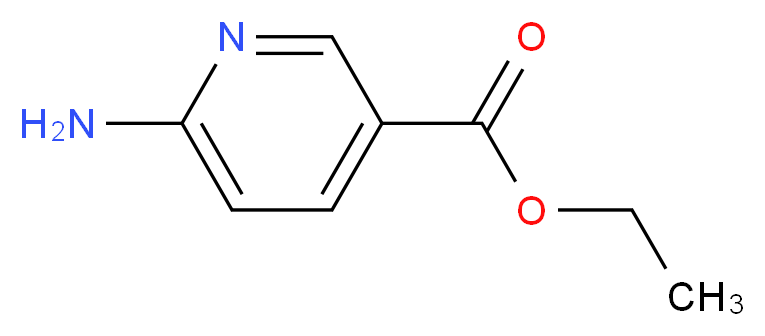 Ethyl 6-aminonicotinate_分子结构_CAS_39658-41-8)