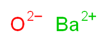 barium(2+) ion oxidandiide_分子结构_CAS_1304-28-5