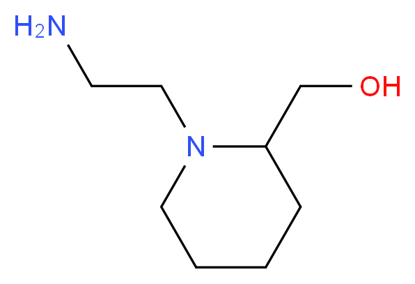 [1-(2-aminoethyl)piperidin-2-yl]methanol_分子结构_CAS_857637-04-8)