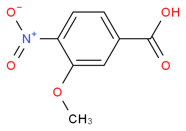 3-甲氧基-4-硝基苯甲酸_分子结构_CAS_5081-36-7)