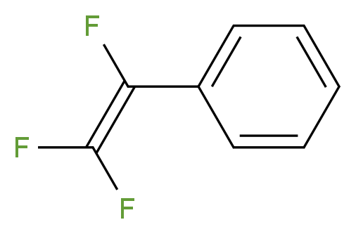 (trifluoroethenyl)benzene_分子结构_CAS_447-14-3