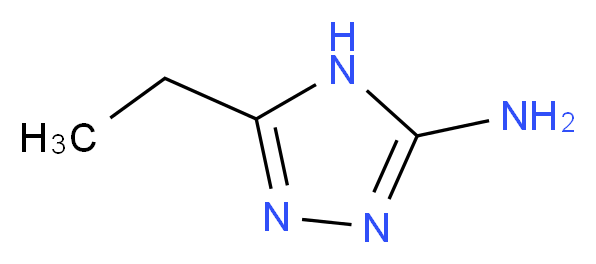 3-ethyl-1H-1,2,4-triazol-5-amine_分子结构_CAS_22819-05-2)