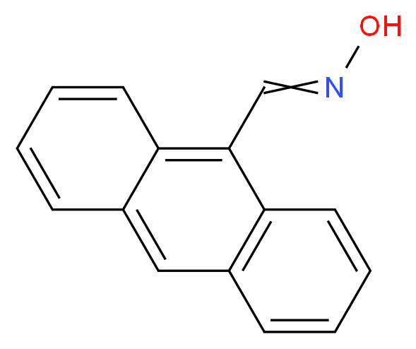 N-(anthracen-9-ylmethylidene)hydroxylamine_分子结构_CAS_34810-13-4