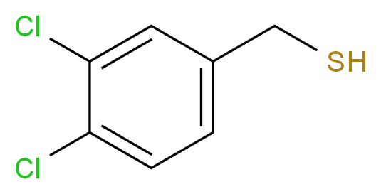 3,4-DICHLOROBENZYL MERCAPTAN_分子结构_CAS_36480-40-7)