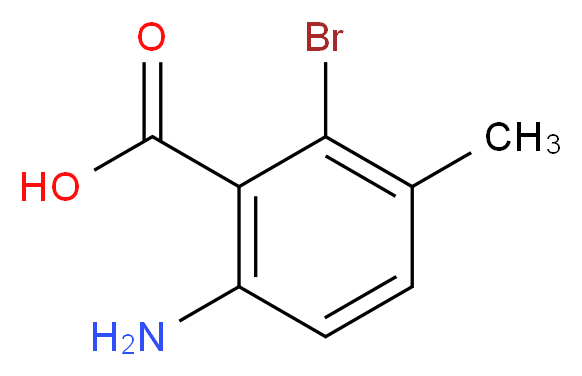 6-amino-2-bromo-3-methylbenzoic acid_分子结构_CAS_147149-85-7