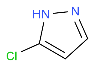 5-chloro-1H-pyrazole_分子结构_CAS_934758-92-6
