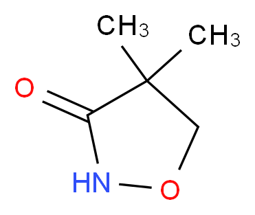 4,4-Dimethyl-1,2-oxazolidin-3-one_分子结构_CAS_81778-07-6)