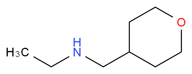 N-(Tetrahydro-2H-pyran-4-ylmethyl)ethanamine_分子结构_CAS_914260-86-9)