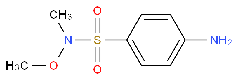 4-amino-N-methoxy-N-methylbenzenesulfonamide_分子结构_CAS_33529-48-5)