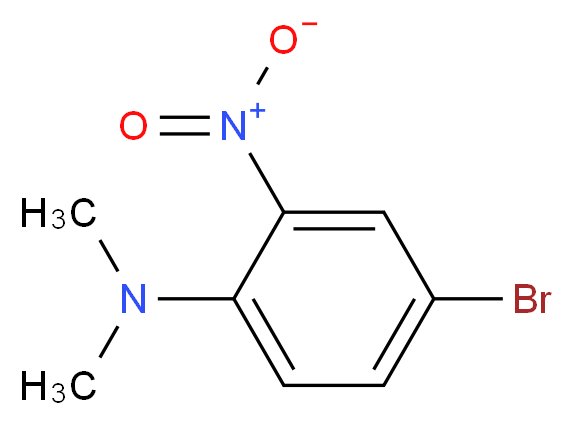 4-Bromo-N,N-dimethyl-2-nitroaniline_分子结构_CAS_829-02-7)
