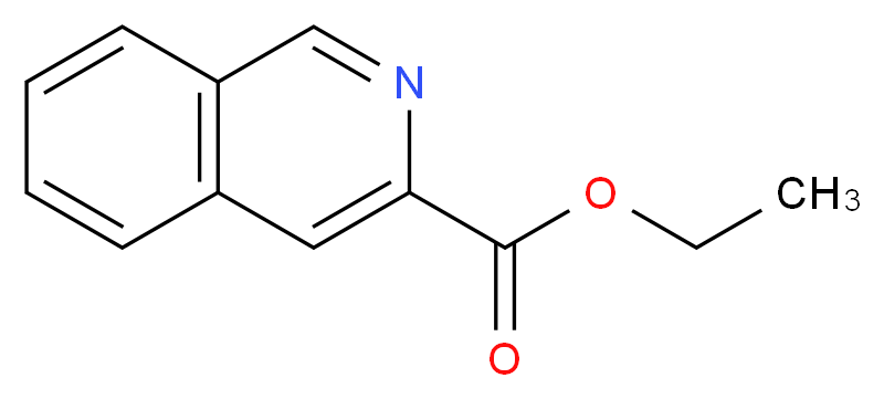 Ethyl isoquinolin-3-carboxylate 97%_分子结构_CAS_50458-79-2)