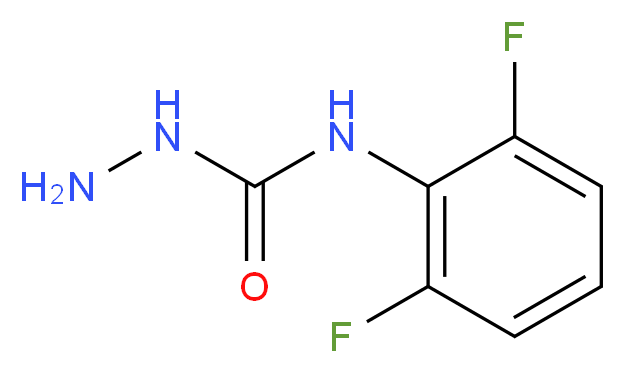 N-(2,6-Difluorophenyl)-1-hydrazinecarboxamide_分子结构_CAS_)