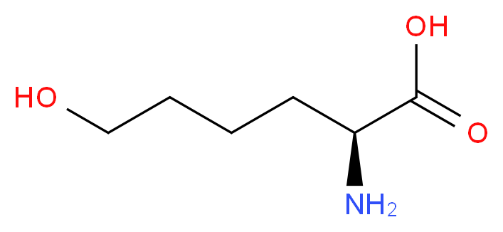 L-6-Hydroxy Norleucine_分子结构_CAS_6033-32-5)