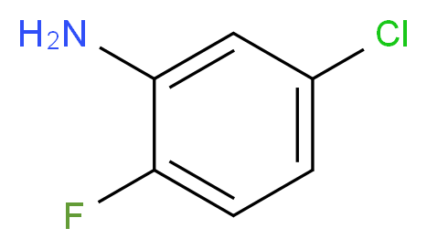 5-Chloro-2-fluoroaniline_分子结构_CAS_2106-05-0)