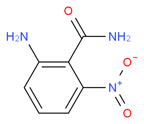 2-amino-6-nitrobenzamide_分子结构_CAS_1261676-58-7