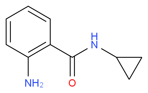 2-amino-N-cyclopropylbenzamide_分子结构_CAS_30510-67-9