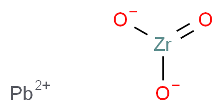 λ<sup>2</sup>-lead(2+) ion oxozirconiumbis(olate)_分子结构_CAS_12060-01-4