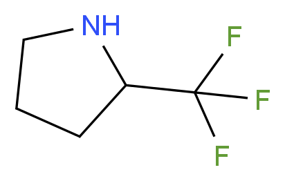 2-(trifluoromethyl)pyrrolidine_分子结构_CAS_109074-67-1