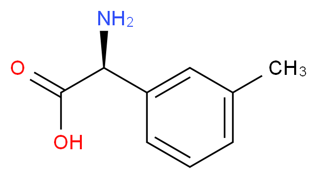 (2S)-2-AMINO-2-(3-METHYLPHENYL)ACETIC ACID_分子结构_CAS_119397-07-8)