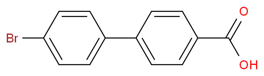 4'-Bromo[1,1'-biphenyl]-4-carboxylic acid_分子结构_CAS_5731-11-3)