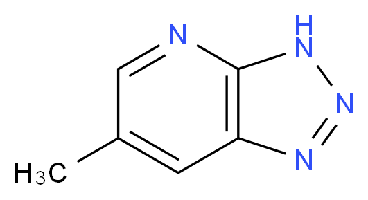 6-Methyl-3H-[1,2,3]triazolo[4,5-b]pyridine_分子结构_CAS_27582-21-4)