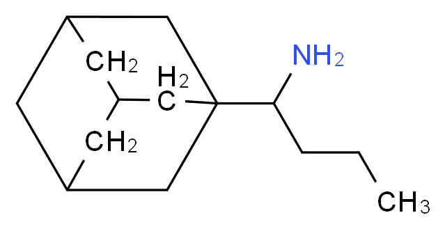 1-(1-Adamantyl)butan-1-amine_分子结构_CAS_)
