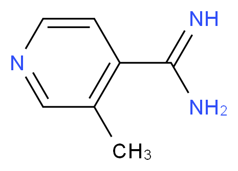 3-methylisonicotinimidamide_分子结构_CAS_754151-38-7)