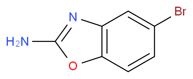 5-bromo-1,3-benzoxazol-2-amine_分子结构_CAS_64037-07-6