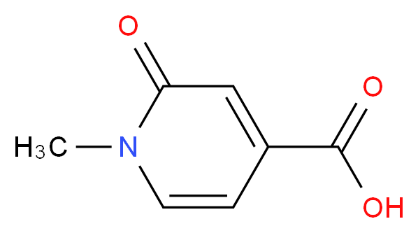 1-Methyl-2-oxo-1,2-dihydro-4-pyridinecarboxylic acid_分子结构_CAS_33972-97-3)