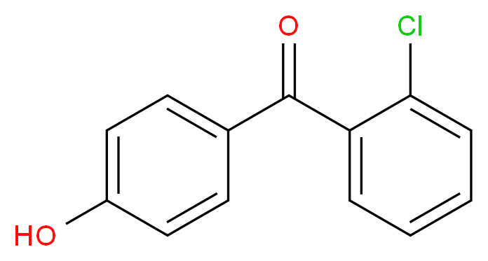 2-Chloro-4'-hydroxybenzophenone_分子结构_CAS_55270-71-8)