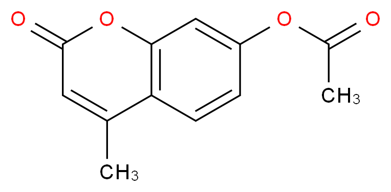 4-METHYLUMBELLIFERYL ACETATE_分子结构_CAS_2747-05-9)