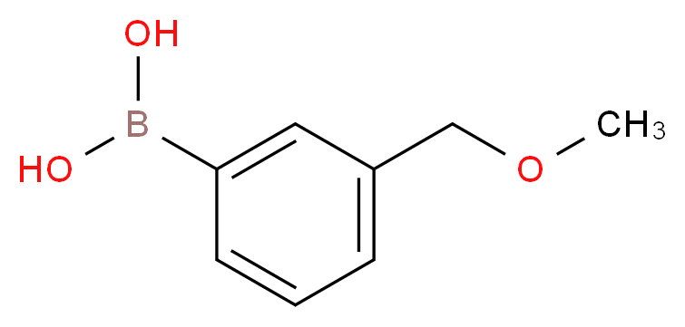 [3-(methoxymethyl)phenyl]boronic acid_分子结构_CAS_142273-84-5