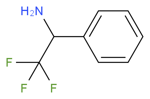 2,2,2-trifluoro-1-phenylethan-1-amine_分子结构_CAS_22038-85-3