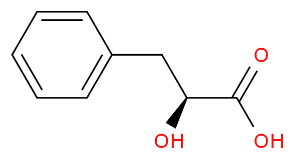 L-&beta;-PHENYLLACTIC ACID_分子结构_CAS_20312-36-1)