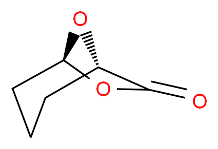 (1S,5S)-6,8-dioxabicyclo[3.2.1]octan-7-one_分子结构_CAS_5257-20-5