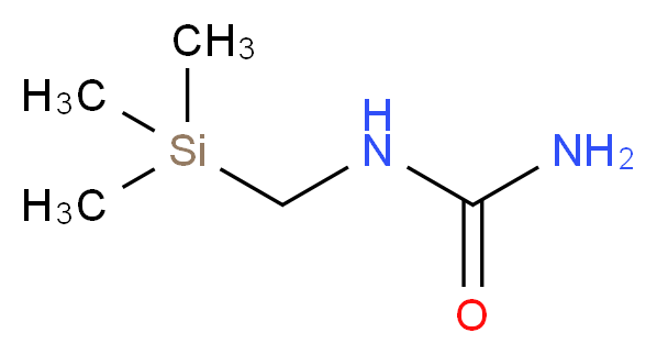 [(trimethylsilyl)methyl]urea_分子结构_CAS_5663-03-6