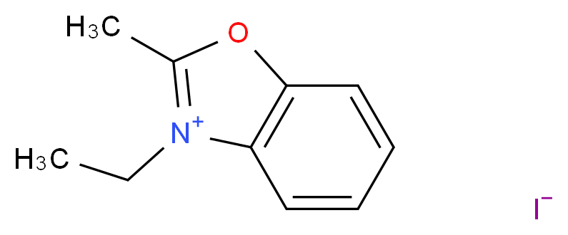 3-Ethyl-2-methylbenzoxazolium iodide_分子结构_CAS_5260-37-7)