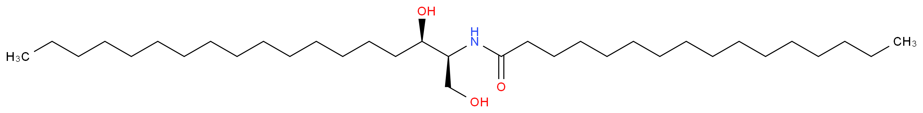 C16 Dihydroceramide_分子结构_CAS_5966-29-6)