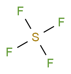 tetrafluoro-$l^{4}-sulfane_分子结构_CAS_7783-60-0