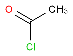 acetyl chloride_分子结构_CAS_75-36-5